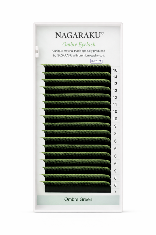 Translation missing: it.Extension Ciglia Ombre Nero-Verde Nagaraku®