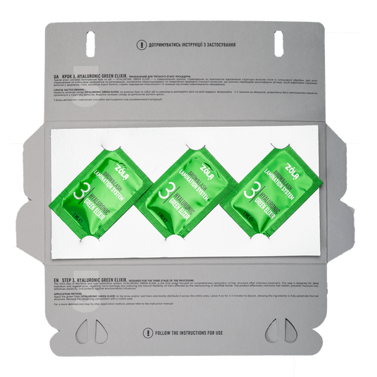 Translation missing: it.Color Lab Kit Hyaluronic Green Elixir in Bustina (3 x 1 ml) Zola