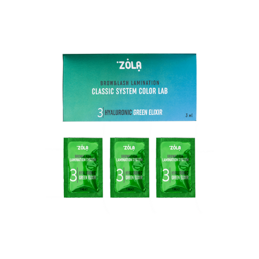 Translation missing: it.Color Lab Kit Hyaluronic Green Elixir in Bustina (3 x 1 ml) Zola