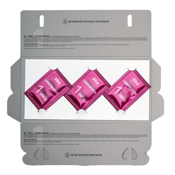 Translation missing: it.Color Lab Kit Lifting Pink Gel in Bustina Zola