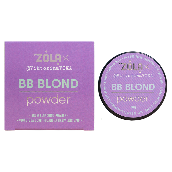 Translation missing: it.BB Blond Powder ZOLA x Viktorina Vika 10 g – Polvere Tecnica per Sopracciglia Uso Professionale