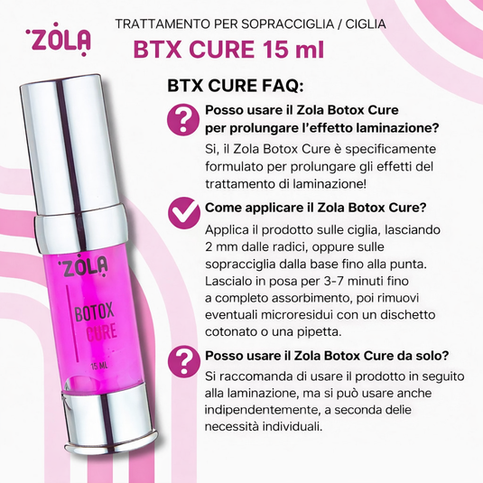 Translation missing: it.Trattamento Rigenerante ''B. Cure'' 15ml Ciglia &amp; Sopracciglia Zola®