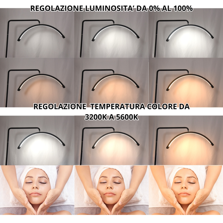 Translation missing: it.Lampada Led ”Mezza Luna” Brillantinata Fosoto®