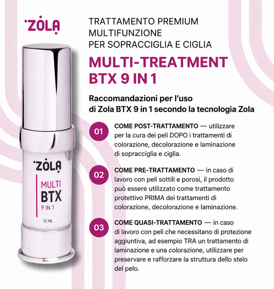 Translation missing: it.Trattamento Rigenerante ''Multi B. 9 In 1'' 15ml Ciglia &amp; Sopracciglia Zola®